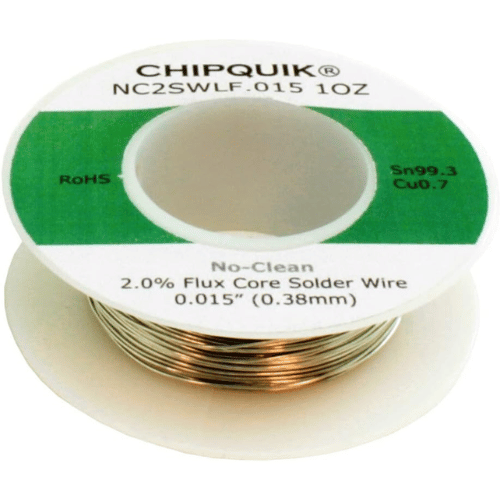 ChipQuik 1OZ LF Solder Wire Lead Free Sn99.3 Cu0.7